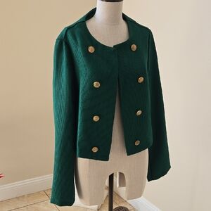 SHEIN Teal Textured Fabric